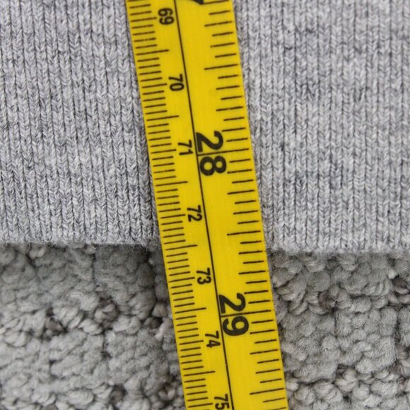 H&M Turtleneck Sweater Mens XL Gray Solid Casual Long Sleeve Lightweight - Picture 9 of 9